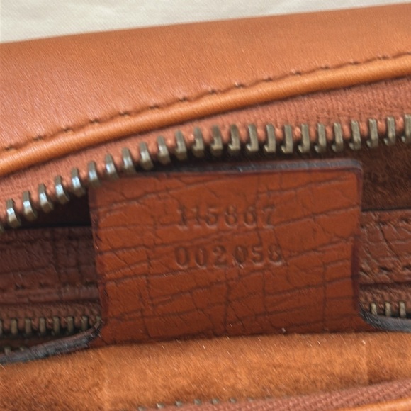 RARE GUCCI Authentic Leather Brown medium Horsebit Vintage Made in Italy - Picture 8 of 13